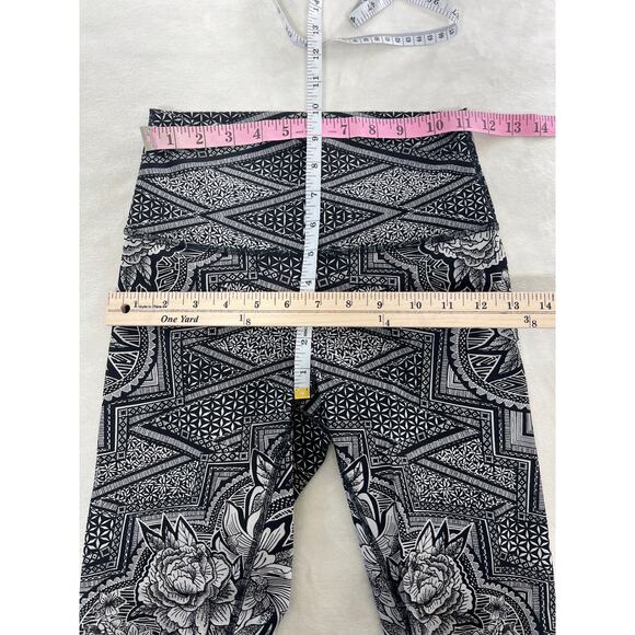 Lululemon Athletica Wunder Under Hi Rise Tight Inked Ice Grey Rose Black Legging - Picture 8 of 9